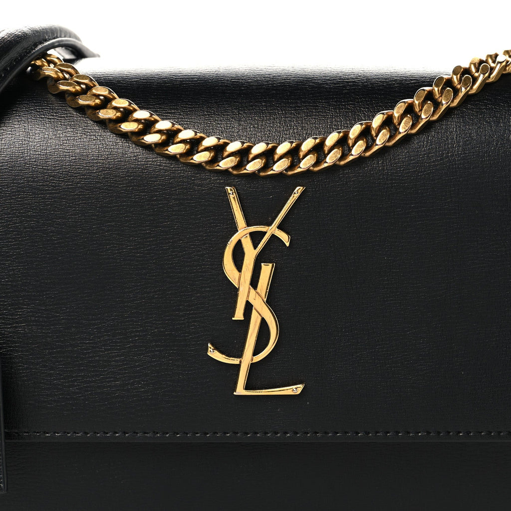 Calfskin Medium Monogram Sunset Black