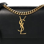 Calfskin Medium Monogram Sunset Black
