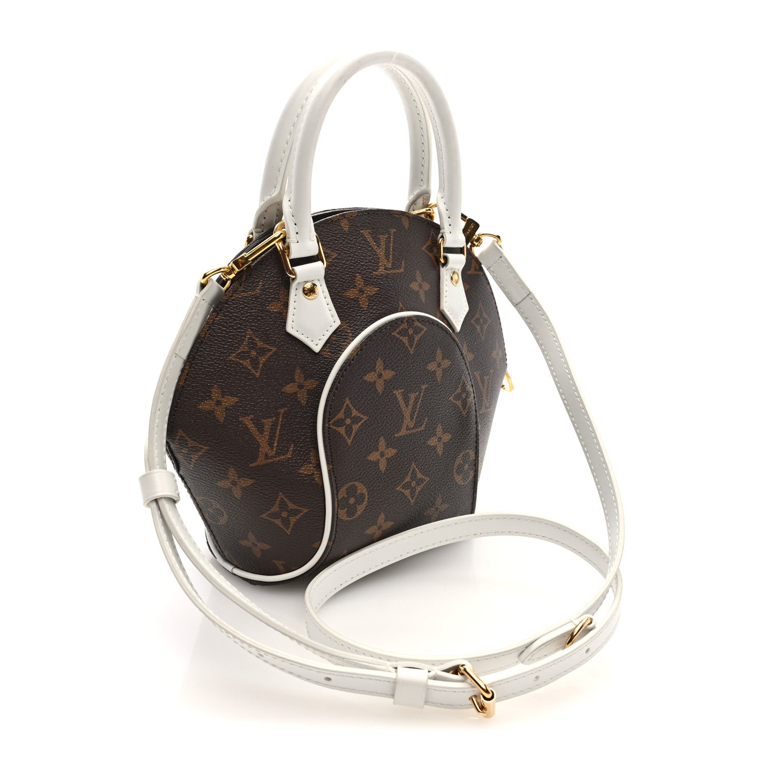 Monogram LV Match Ellipse BB White