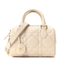 Calfskin Macrocannage Groove 20 Bag Dusty Ivory