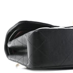 Lambskin Quilted Small Double Flap Black