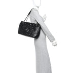 Caviar Quilted CC Timeless Soft Tote Black