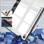 SAHARA - Venture Series Folio Case for Samsung Galaxy Tab S10 FE+ - Scorpion Black