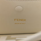 TPU FF Vitello Century F is Fendi Small Kan I Shoulder Bag White