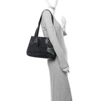 Lambskin CC Shoulder Bag Black
