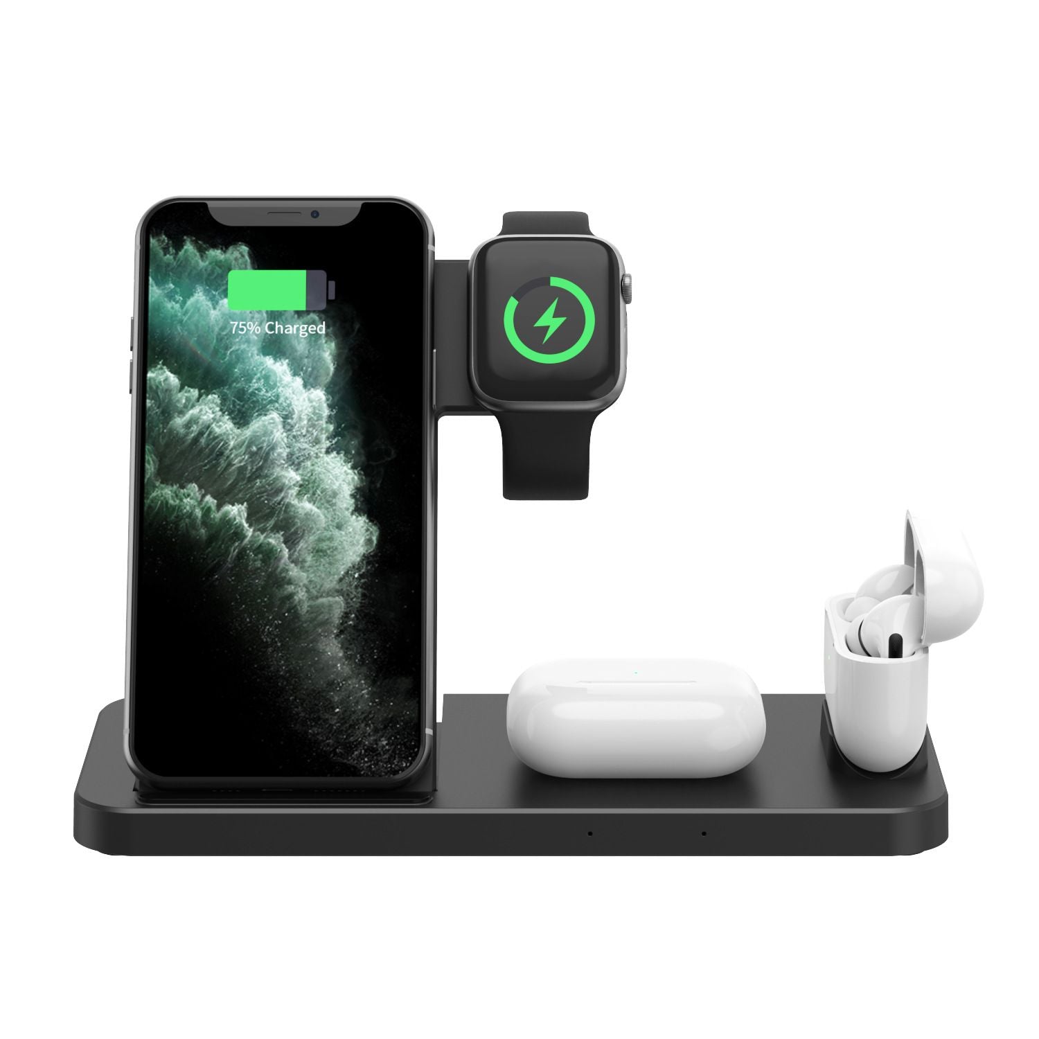 mobile phone wireless charger 18W fast charge for 12/13/14 headset watch compatible with Android phone