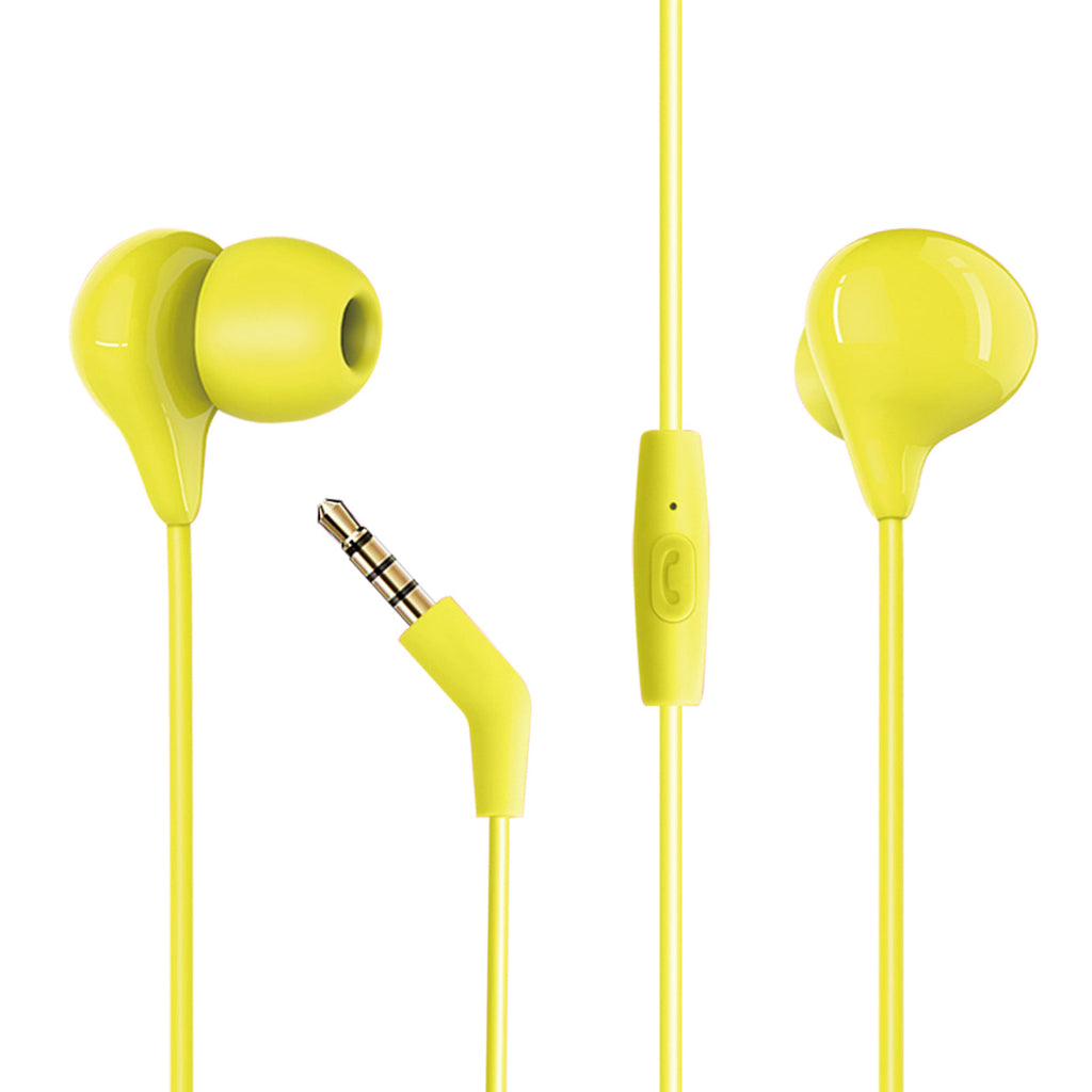 Hey Dr H86 In-Ear Headphones In Yellow