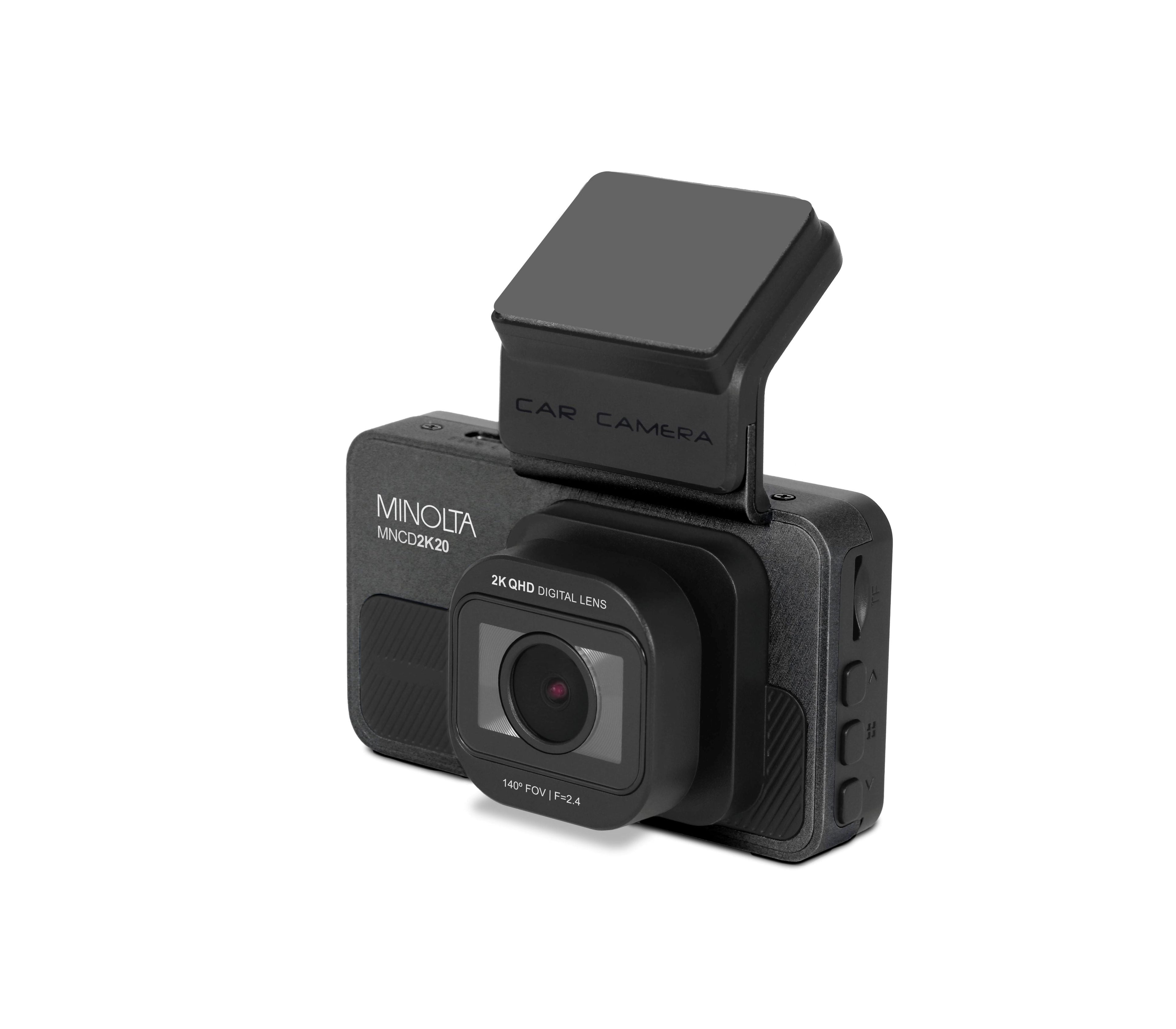 MINOLTA MNCD2K20 2.5K Quad HD Car Camcorder w/3.0" LCD Monitor & ADAS