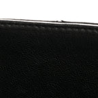 Lambskin Quilted Chaine Lettre Small Bucket Bag Black