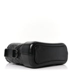Aged Calfskin Quilted Small Gabrielle Hobo So Black