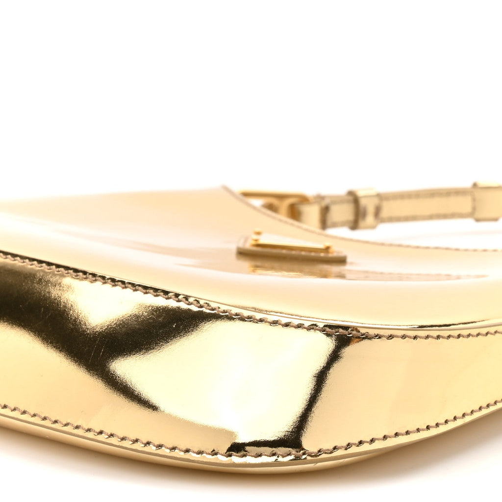 Spazzolato Cleo Adjustable Strap Shoulder Bag Platino