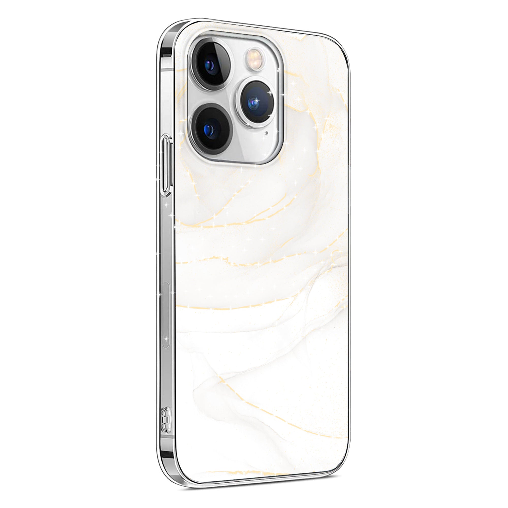 SAHARA - Inspire Series White Marble Case - iPhone 15 Pro - CP00463