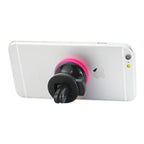 Reiko Universal Air Vent Magnetic Car Mount Phone Holder In Black Hot Pink