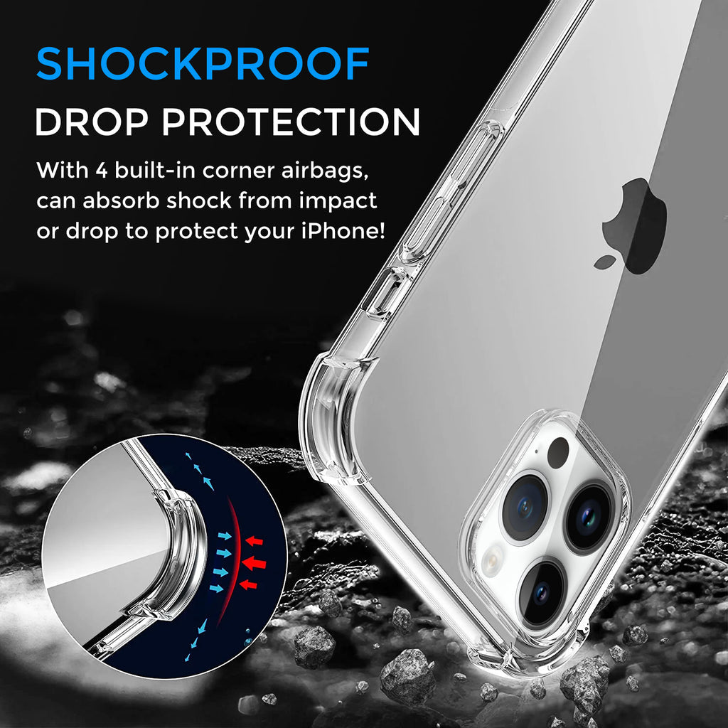 Alpha Digital Iphone14pro -clear/ Soft/ Flex- Anti-fingerprint & Full Protection