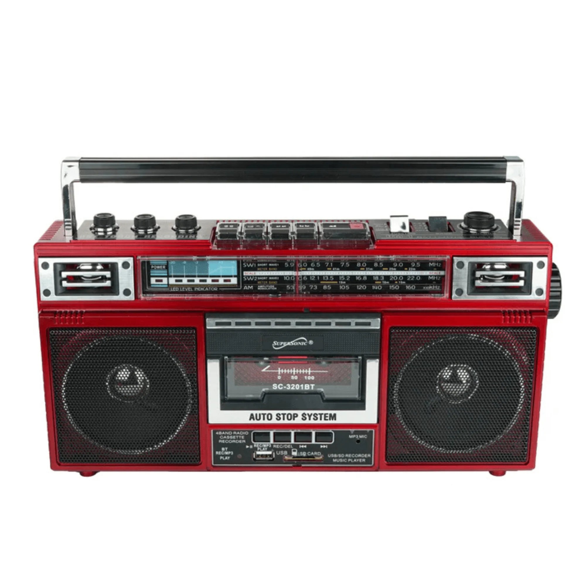 4 Band Bluetooth Radio & Cassette Player + Cassette to Mp3 Converter