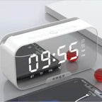 Wireless Bluetooth Speaker HD Led Display Multifunction Stereo Bass Speakers Alarm Clock FM Radio TF Card Aux Music Playback.