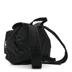 Nylon Monogram Medium Light Single Buckle Backpack Black