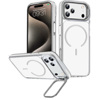 Entronix [Magnetic] Case Compatible with iPhone 17 Pro � Color Back w/ Camera Frame Stand & Rubber Edges