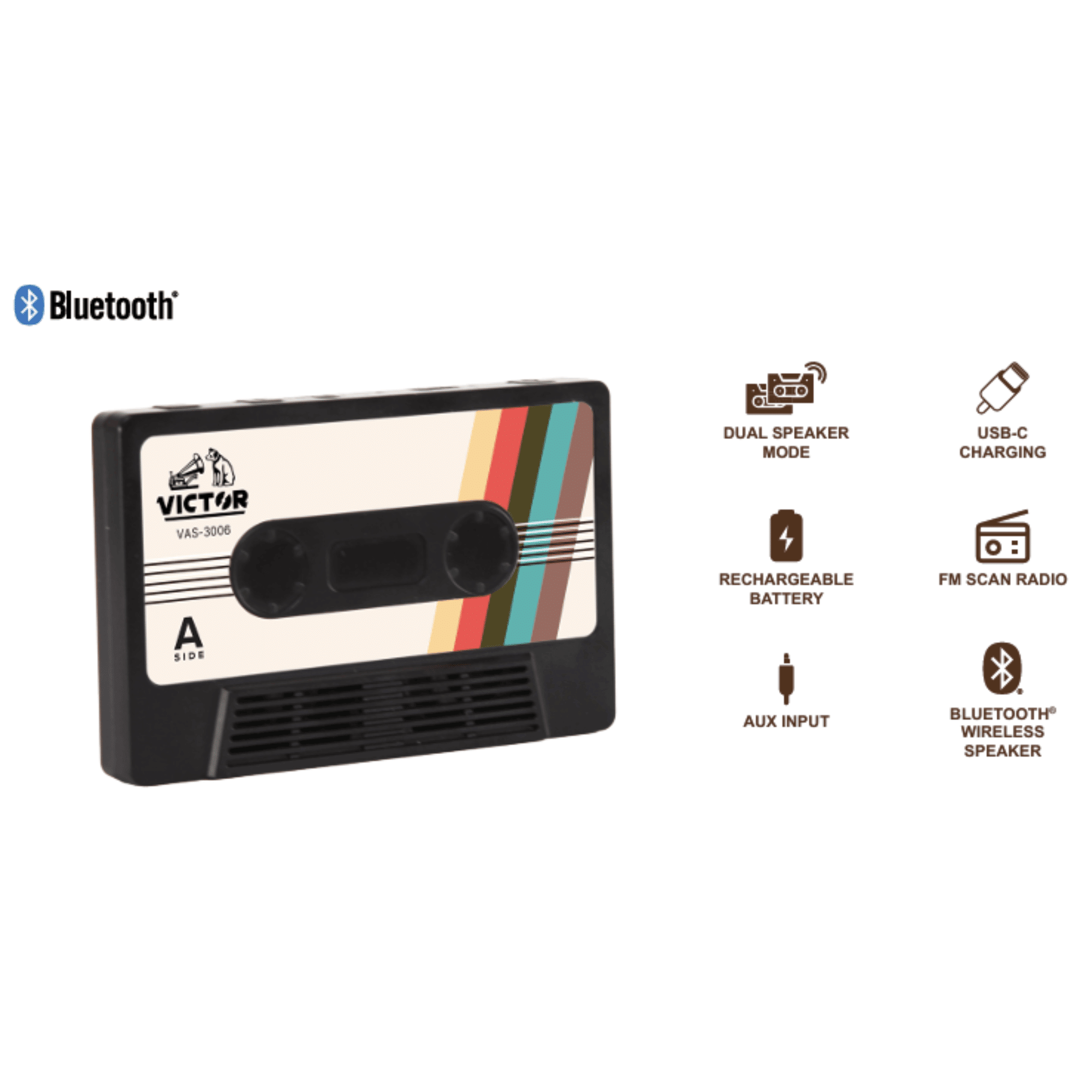 Cassette Bluetooth Speaker