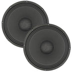 12 Inch Car Audio Speaker Pair 200W 4 Ohm Loud Clear Sound Replacement Component Driver - 2Pcs