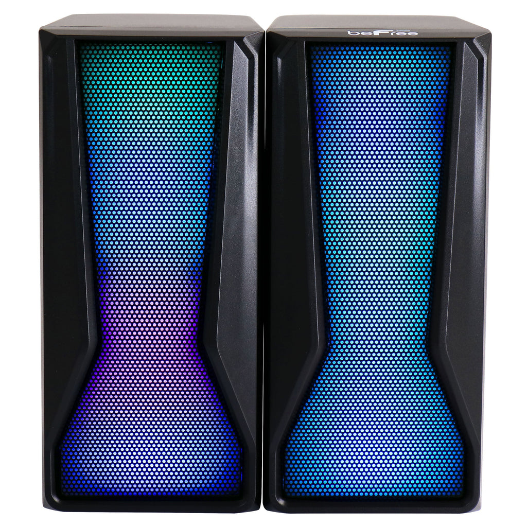 Color LED Dual Gaming Speakers