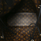 Monogram Calfskin Neo Neverfull Inside Out MM Black