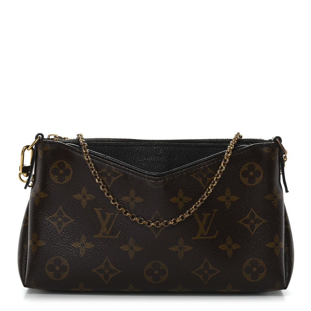 Monogram Pallas Clutch Black