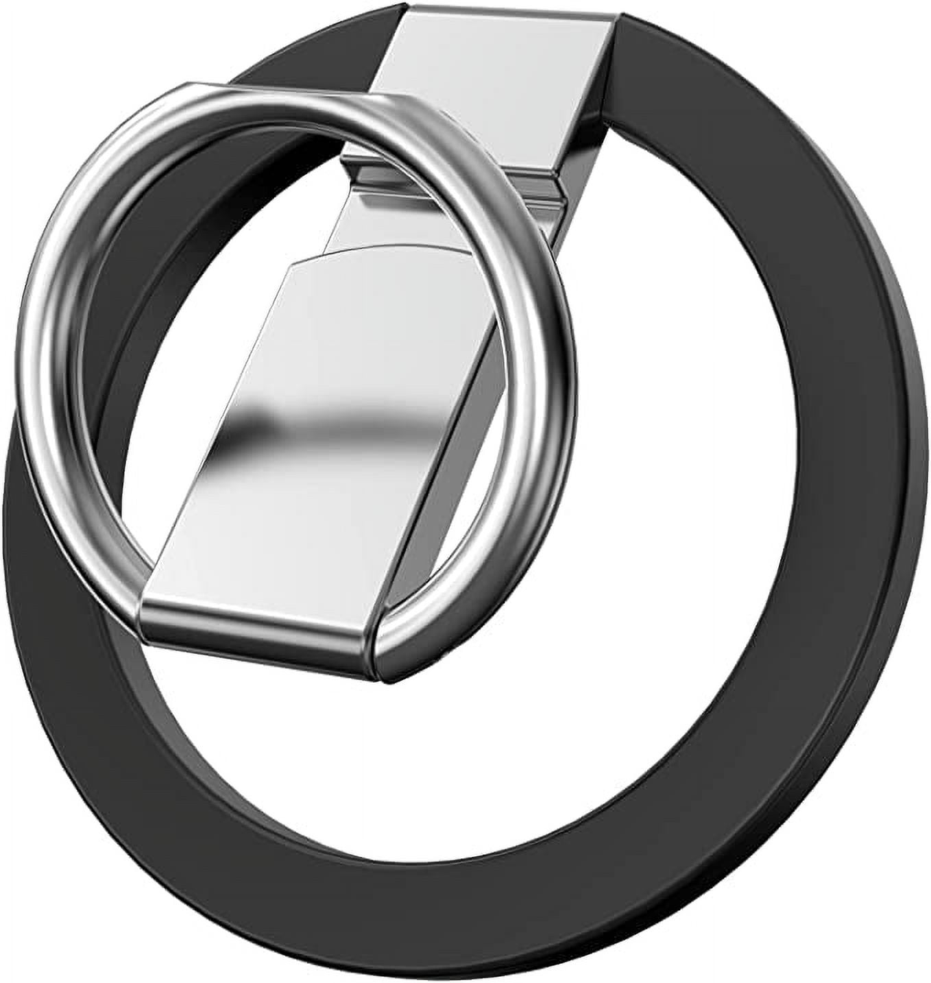 Entronix Magnetic Phone Grip – 360° Rotating Ring Holder Kickstand, Magnetic Grip Accessory Compatible with Magnetic Cases