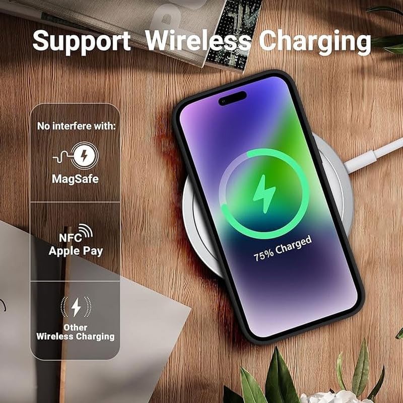 Entronix Bundle Compatible with iPhone 17 Pro - Soft-Touch Dual-Layer Case & 1 Clear Screen Protector