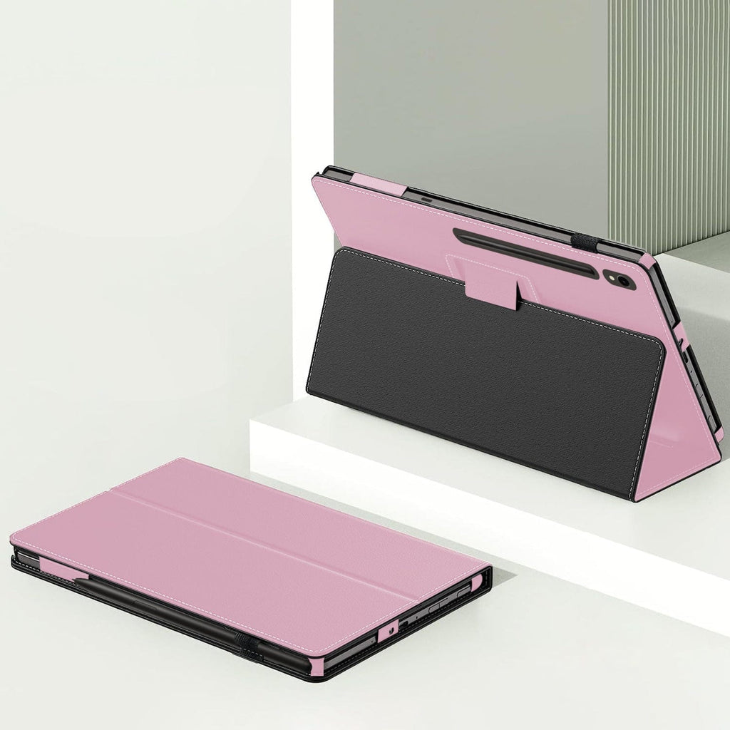 SAHARA - Bi-Fold Folio Case for Samsung Galaxy Tab S10 FE, Tab S9 and Tab S9 FE - Rose Pink