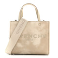 Tie Dye Canvas Mini G Shopping Tote Beige