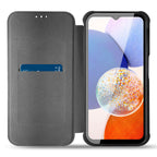 Magnetic Wallet Leather Phone Case For Samsung Galaxy A14 5G In Purple