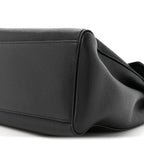 Supple Grained Calfskin Medium Soft 16 Bag Black