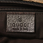 Monogram Web Small Flat Messenger Bag Brown