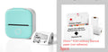 Portable Mini Thermal Label Printer Home Photo Printer Student - Greenset2