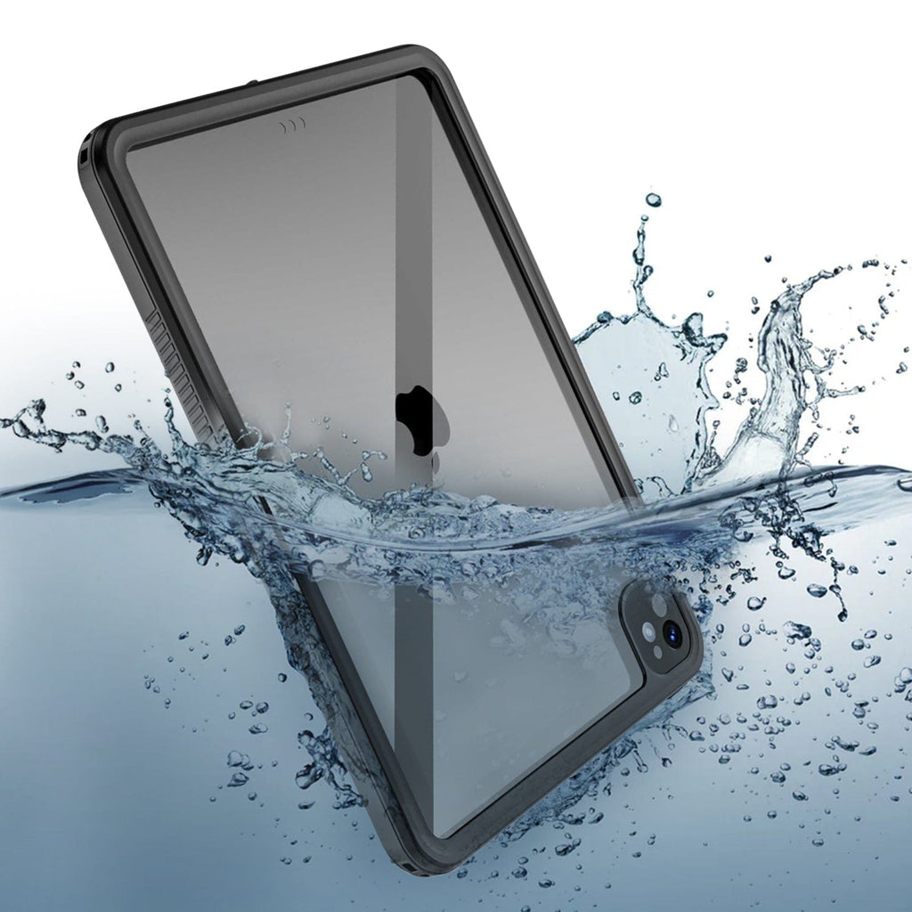 SAHARA - Oasis Series Water-Resistant Case for Apple iPad Pro (M4) 11" 2024 - Clear/Black