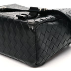 Nappa Intrecciato Postino Messenger Black