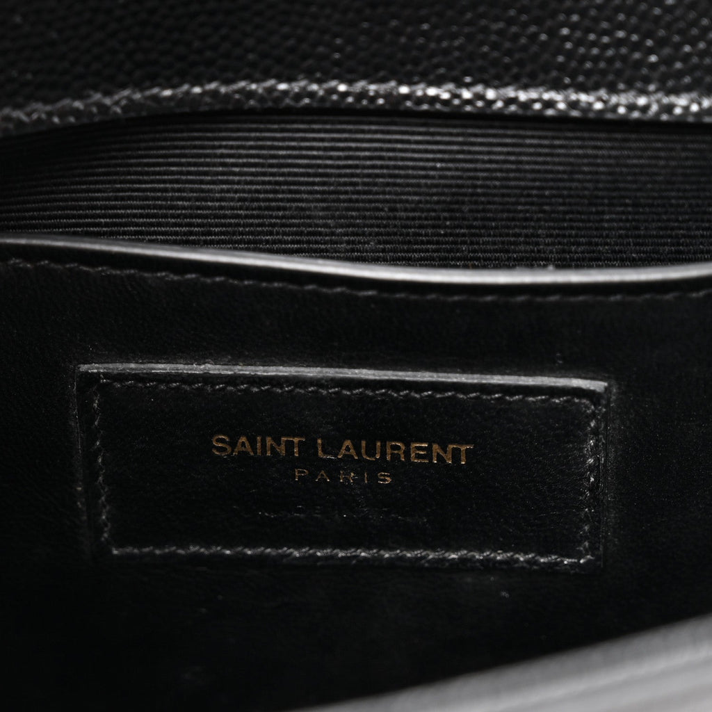 Grain De Poudre Small Monogram Kate Satchel Black