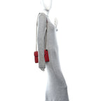 Dollar Calfskin Small Interlocking G Shoulder Bag Red