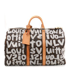 Monogram Graffiti Keepall 50 Silver
