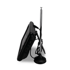 Portable 7" TV and Digital Multimedia Player with Built-In Battery and DC Car Cord