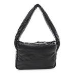 Lambskin Small Ryan Puffer Bag Black