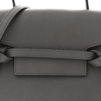 Grained Calfskin Nano Belt Bag Grey