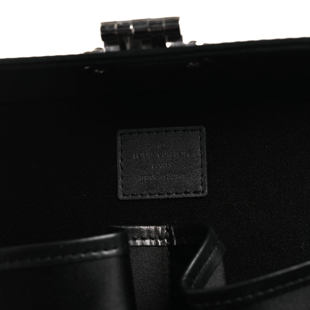 Monogram Glace Valisette MM Black