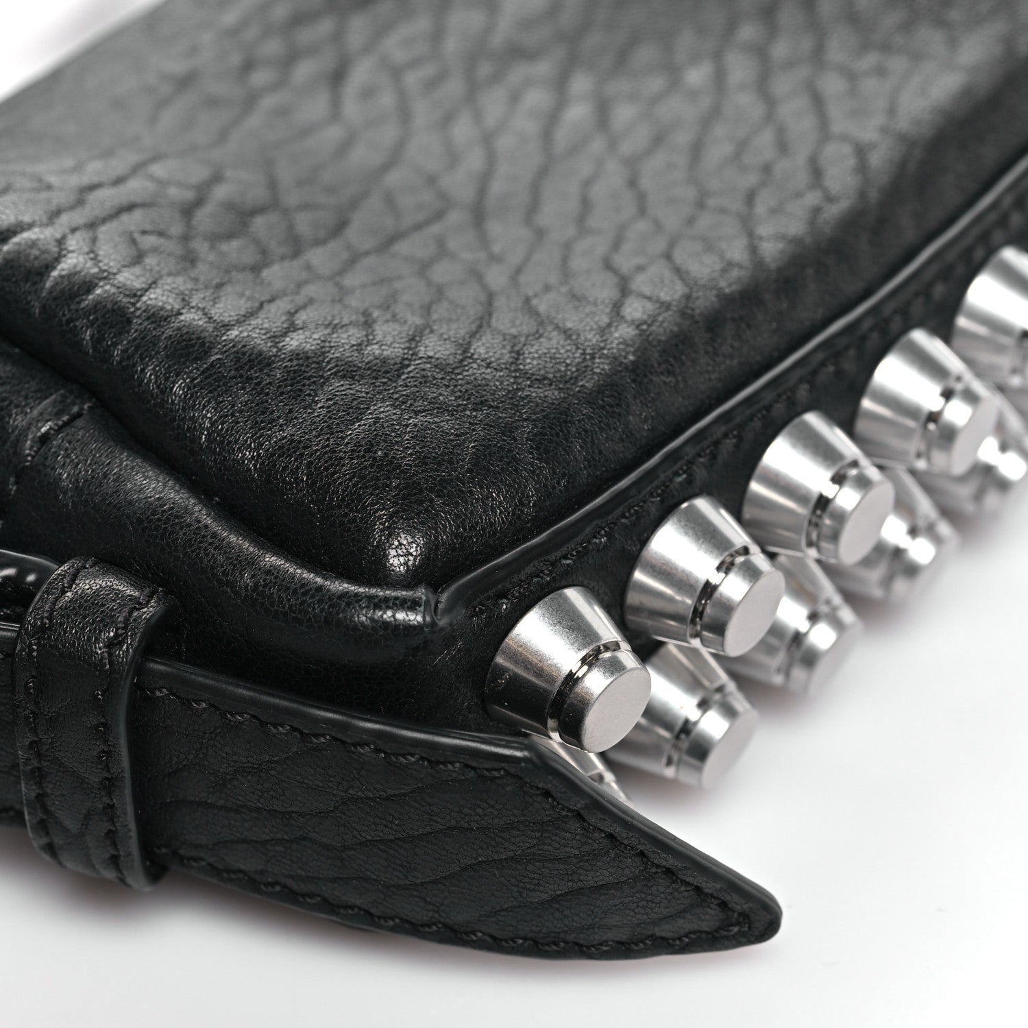Primal Lambskin Mini Ricco Shoulder Bag Black