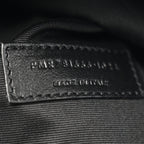 Lambskin Matelasse Monogram Medium Jamie 4.3 Pochon Black