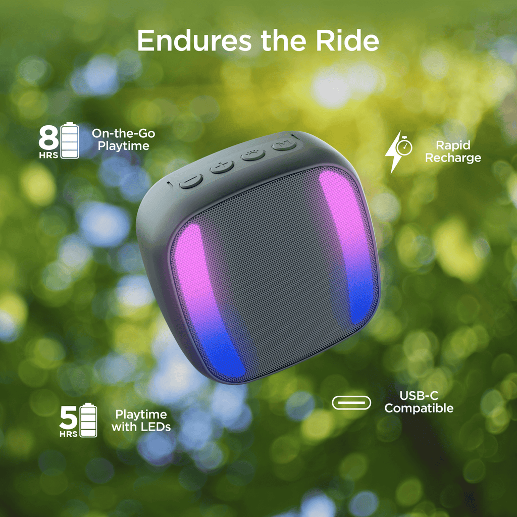 Spin Cycle LED Wireless Bike Speaker