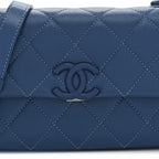 Caviar Quilted My Everything Small Flap Blue