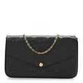 Empreinte Pochette Felicie Chain Wallet Black