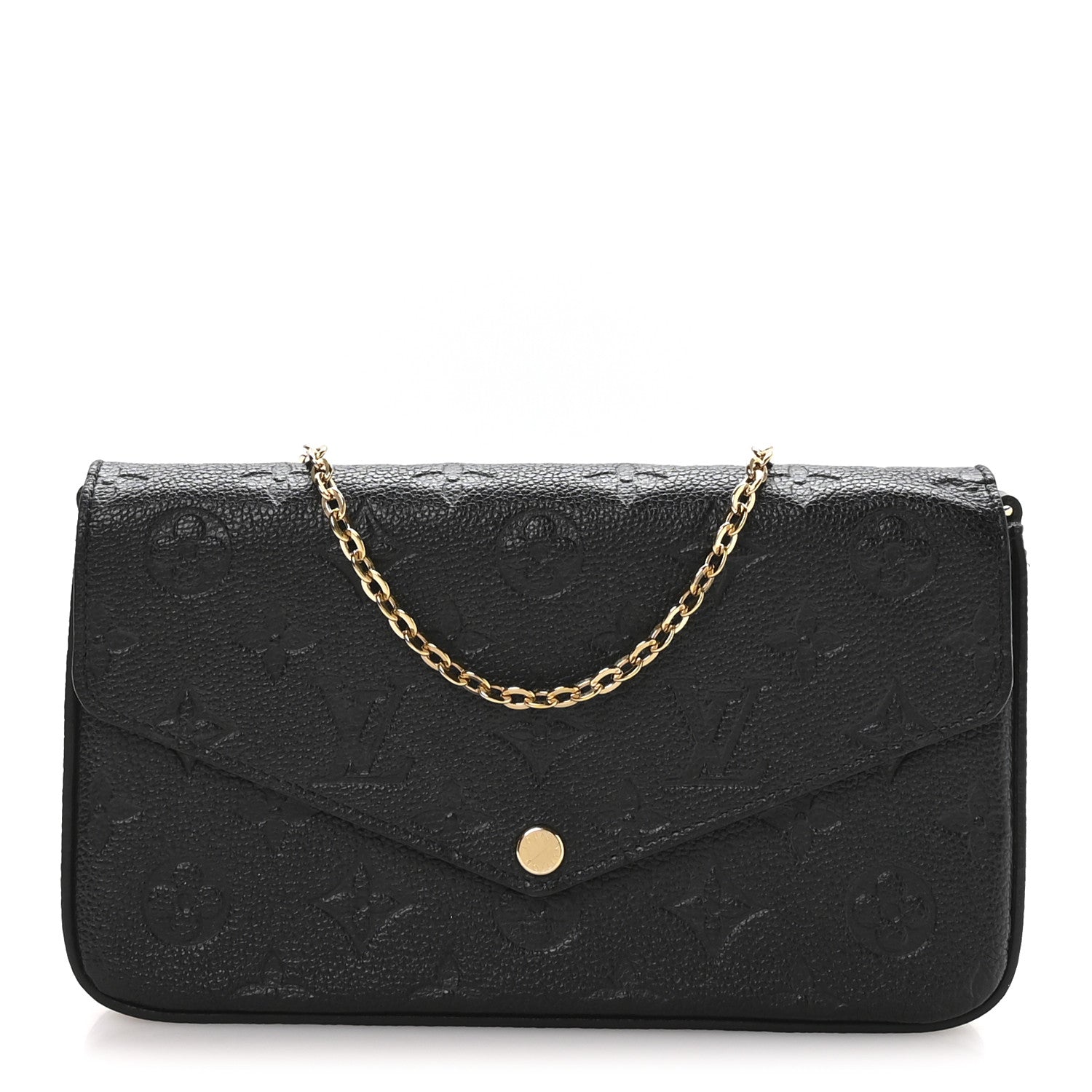 Empreinte Pochette Felicie Chain Wallet Black